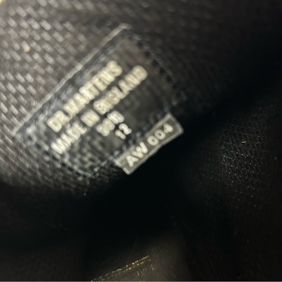 Dr. Martens Vintage 9010 Black Leather Chunky MensUS 13 UK 12 AW004 Made England - Picture 10 of 12